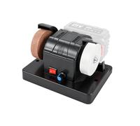 Cordless Mini Bench Grinder Compatible with Makita 18V Battery, 0-7000RPM Speed Adjustable Grinding Machine with 80/120 Mesh Grinding Wheels for Metal, Wood, Knife, Jewelry Buffing