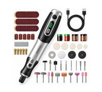 Cordless Mini Rotary Tool Set, 138Pcs Accessories 8 Speed 5000-20000RPM Rotary Tool Kit, 4.2V USB Rechargeable Electric Engraving Pen Mini Drill for Crafts, Jewellery, Sanding & Polishing