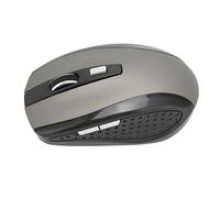 Cordless Mouse Matte Texture 2.4GHz 3 Levels DPI Adjustable Long Service Life for XP/Vista/2000 Server, Mini Computer Mouse for Gaming Enthusiasts (Silver Gray)