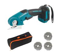 Cordless Multi-Cutter Compatible with Makita 18V Battery (No Battery), Cordless Cardboard Box Cutter, Electric Fabric Scissors with 3 Blades and Storage Bag, 6mm Cutting Depth for Leather, Plastic