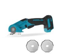 Cordless Multi-Cutter Compatible with Makita 18V Battery (No Battery), Electric Fabric Scissors Cardboard Box Cutter, with Safety Lock and 2 Blades, 6mm Cutting Depth, for Leather Cardboard Cloth
