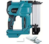 Cordless Nail Gun,18GA 2 in 1 Nailer/Stapler Gun Compatible with Makita Battery,2 Mode with 500 Staples, 500 Nails(No Battery) Body No battery