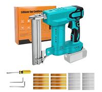 Cordless Nail Gun Compatible with Makita 18V Battery, 2 in 1 Electric Stapler and Brad Nailer with 2000 Nails & Staples for Upholstery and Woodworking (Battery Excluded)