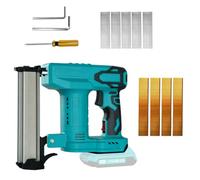 Cordless Nail Gun for Makita 18V Battery, 2 in 1 Brad Nailer Staple Gun | 18GA Brushless Electric Battery Stapler Gun with 1000 Nails & Staples, Nail for DIY, Home Repair, Woodworking (No Battery)