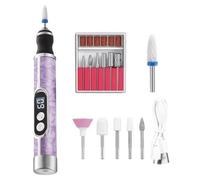 Cordless Nail Machine, Digital Grinding Tool, Rechargeable Adjustable High Speed Drill, Precision Electric Pedicure Kit, Ergonomic Nail File, Advanced Personal Care Outdoor Beginners Manicure