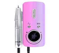 Cordless Nails Drill Set 45000 RPM Ergonomic Handle Rechargeable For Gel Manicure Pedicure Salon And Home Use Ergonomic Nail Drill Kit For Home & Professional Use