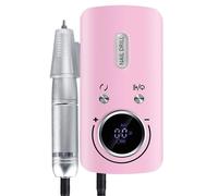 Cordless Nails Drill Set 45000 RPM Ergonomic Handle Rechargeable For Gel Manicure Pedicure Salon And Home Use Ergonomic Nail Drill Kit For Home & Professional Use