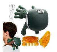 Cordless Neck Massager, Electric Muscle, Handheld Relaxation Device with Heat for Stress Relief, Premium ABS Material, Multi-Purpose Massager, Indoor Outdoor Sports Recovery for Back Body