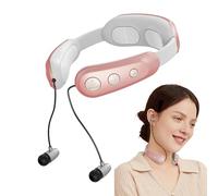 Cordless Neck Massager,Portable Neck Massager - 2 in 1 Neck Relaxing Neck Massager - Deep Tissue Neck Massager Compact Travel Massager for M