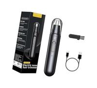 Cordless Nose Trimmer Waterproof Pocket Skin Friendly Trimming Tool Home Travel Essential Device Stainless Steel Nose Trimmer
