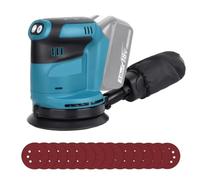 Cordless Orbital Sander for Makita 18V Battery, Random Orbital Sander, 13000RPM 3 Variable Speeds, 12Pcs Sandpapers, Electric with Dust Collection(Tool Only, No Battery)
