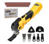 Cordless Oscillating Multi-Tool for Dewalt 18V 20V Battery, Brushless 8000-22000 OPM Cordless Oscillating Tool, 4° Oscillation Angle, 5 Variable Speeds for Cutting, Sanding, Scraping