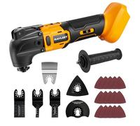 Cordless Oscillating Multi-Tool for Dewalt 20V Battery, 23Pcs Multitool Kit with 6 Variable Speeds, Multi-Use Cutting and Sanding Tool for Removing, Scraping, Cutting(NO Battery)