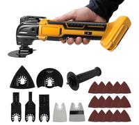 Cordless Oscillating Multi-Tool for Dewalt 20V Battery, Brushless Motor, Oscillating Multi Kit for Cutting Wood Drywall Nails Remove Grout & Sanding, Bare Unit