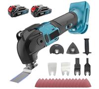Cordless Oscillating Multi Tools with 2X3.0Ah Battery, Brushless Oscillating Multitool Kit for Makita with 6 Variable Speed, Blade Quick-Change for Cutting, Sanding, Scraping