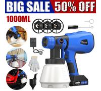 Vonhaus Paint Sprayer 400W, Electric Spray Gun For Outdoor, Indoor, Decorating, Painting Fences, Walls, Ceilings, Floors & More