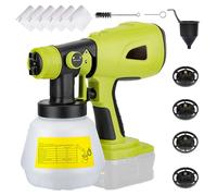 Cordless Paint Sprayer Replacement For Dewalt, Ryobi 20v Max Battery,handheld Electric Paint Sprayer With 1000ml Container For Home Interior And E...