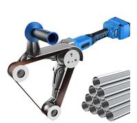 Cordless Pipe Polisher Sander, 1100W Adjustable Speed Rechargeable Grinder for Metal and Plastic Tubes