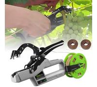 Cordless Plant Tying Tool, Electric Plant Tying Machine with 2 Rolls Binding Thread, Max Bundle 45mm, for Gardeners Farmers, Saves Time Effort