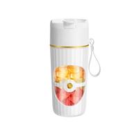 Cordless Plastic Portable Blender 10 Blades Powerful Electric USB Juicer Blender For Smoothies Ice Blending Juicing 450ml/15.8oz efficient(Wei)