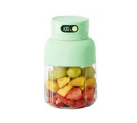 Cordless Plastic Portable Blender Rechargeable 36-Blade Personal Juicer For Smoothies Ice Blending Juicing And Food Processing efficient(Grn)