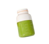 Cordless Plastic Portable Blender With 2 Lid 46 Blade USB Personal Size Blender For Smoothies Ice Blending Juicing 1400ml/49.2oz efficient(Wei)