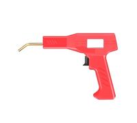 Cordless Plastic Welder Rechargeable Hot Stapler Gun with Staples Car Bumper Repair Tool Welding Kit with Carry Box Efficient Welding(Red)