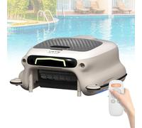 Cordless Pool Cleaner Robot, Electric Automatic Skimmer with 7800mAh Battery for Outdoor Pools and Water Features