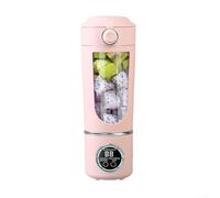 Cordless Portable Blender 700ml High Power for mini Juicer for Protein Shakes Smoothies USB-C Charging Stainless Steel Blades Pink(Pink)