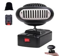 Cordless Portable Heater with Battery, Portable Battery Powered Space Heater with USB &1500Mah Batteries Turn Protection & Silent Operation for Camping/Office/Indoor (1 Battery)