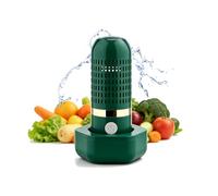 Cordless Portable OH-ion Produce Cleaner, Waterproof Fruit Vegetable Washing Machine, Purifier to Remove Residues, Multifunctional Kitchen Cleaning Device for Berries, Meat and Seafood (Green)