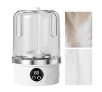 Cordless Portable Underwear Washer, Adaptive Fabric Care Technology, Silent and Efficient Laundry Machine with 3 Modes for Socks, Towels, Delicate Fabrics, and Baby Clothes, 5.59 x 8.35 Inche