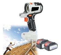 Cordless Power Combo Kit - 10-in-1 Multi-Functional Woodworking Tool Set with 2 x 6.0Ah Batteries Storage Box for DIY Home and Garden Projects