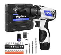 Cordless Power Drill 16.8V, Electric Screwdriver Battery Powered Combi Drill Kit with 1.5Ah Battery, 18+1 Torque, Double Speed, Led Light, 24 Pieces Accessories Set, 45N.m Electric Drill for Home Use