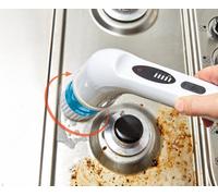 Cordless Power Scrubber Power Through Dirt & Grime Without Bending Or Reaching