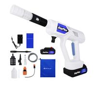 Cordless Pressure Washer Cleaner Gun 6-In-1 Nozzle for Patio Car Fence Cleaning
