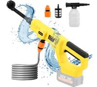 Cordless Pressure Washer for DeWalt 20V Max Battery, Portable Cordless Power Washer 1000PSI, Handheld Car Pressure Washer with 6-in-1 Nozzle for Patio Car Floor Fence Deck Indoor(Tool Only)