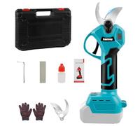 Cordless Pruning Shears Compatible with Makita 18V Battery,Brushless Electric Secateurs with 2 Gears, Digital Display, 45mm Max Cutting Diameter, Grinding Stone and Replacement Blades (No Battery)