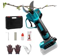 Cordless Pruning Shears for Makita 18V Battery,Electric Secateurs with 2 Gears,Digital Display, 35mm Max Cutting Diameter, Grinding Stone and Replacement Blades (No Battery)