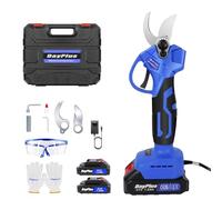 Cordless Pruning Shears, Professional Pruning Shears Electric Scissors Branch Cutter, 30mm Cutting Diameter, Brushless Motor, 2 Pack Rechargeable Battery, for Pruning Gardening Fruit Tree Vineyard