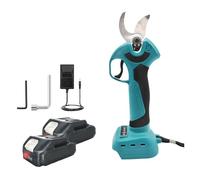 Cordless Pruning Shears Rechargeable Electric Scissors Brushless Garden Pruner Cutter for 18V Battery Accurate Measurement(2PCS 2Ah Battery)
