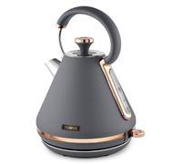 Tower Cavaletto 1.7L Pyramid Kettle - Grey &Amp; Rose Gold One Colour