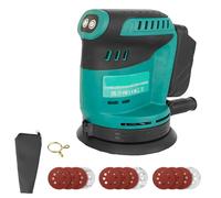 Cordless Random Orbital Sanders,Compatible with Makita 18V Battery,3 Variable Speeds,125mm Sanding Pad *12,Perfect for Wood and Steel Surfaces (No Battery)