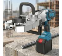 Cordless Rebar Threader, Handheld Coupler Splicing Tool for 16-40mm Adjustable Pitch, Ideal for Bridge Engineering and Construction Projects