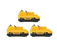 Cordless Rechargeable ，DCB120 Lithium ion Batteries | Compatible For Dewalt， 12V 3.0Ah Battery DCB124 DW089LG DCD701F2 Power Tools/Laser Level(3 PCS 3.0Ah)