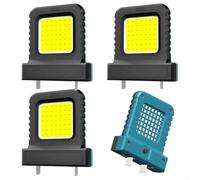 Cordless Rechargeable Floodlight Delivering High Brightness, Lightweight Portable Work Light with Efficient Heat Management and Resistant Materials (Green)