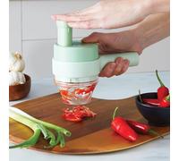Cordless Rechargeable Turbo Chopper Slicing Blending Crush | Garlic Vegetables Fruit