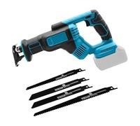 Cordless Reciprocating Saw, 3500 RPM Brushless Reciprocating Saw 300W Cordless Electric Reciprocating Saw Compatible with Makita Battery for Wood Metal Plastic Cutting