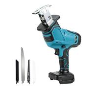 Cordless Reciprocating Saw Compatible with Makita 18V, 0-2700 RPM Variable Speed Reciprocating, Cordless Wood Saw Electric Saws with 4 Blades for Metal, Wood, PVC Cutting