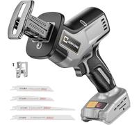 Cordless Reciprocating Saw for DeWalt 20V Max, Brushless Motor, Variable Speed, Tool-Free Blade Change, Cerycose Reciprocating Saw with LED Light, 4 Cutting Saw Blades